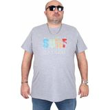 Starbattal 25144 Surf Gri Melanj Erkek T-shirt