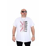 Starbattal 25166 London Beyaz Erkek T-shirt
