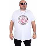 Starbattal 25171 Motorcycle Beyaz Erkek T-shirt