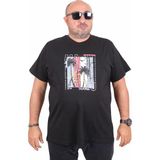 Starbattal 25191 Beach Party Siyah Erkek T-shirt
