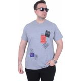 Starbattal 26156 One Time Gri Melanj Erkek T-shirt