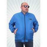 Starbattal Büyük Beden 23823 Saks Renk Basic Pilot Mont Erkekler İçin Şık ve Rahat - 3XL
