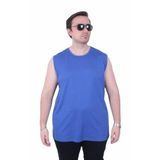 Starbattal Büyük Beden Baskılı Kolsuz Tişört Life is Never 26121 SAKS