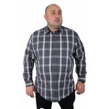 Starbattal Büyük Beden Erkek Gömlek Line Square 23367 NEFTI