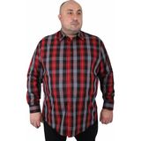 Starbattal Büyük Beden Erkek Gömlek Siyah Uzun Kol Regular Fit Günlük Stil - 3XL