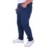 Starbattal Büyük Beden Erkek Kot Pantolon Power Lycra Madrid 11900 Açık Lacivert Boru Paça - 62