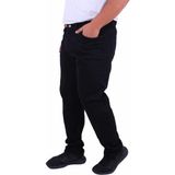 Starbattal Büyük Beden Erkek Kot Pantolon Power Lycra Madrid 11900 Siyah Boru Paça Konfor - 60