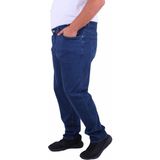 Starbattal Büyük Beden Erkek Kot Pantolon Power Lycra Madrid Mavi Boru Paça Kesim Özelliği - 62