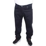 Starbattal Büyük Beden Koyu Lacivert Kot Pantolon Power Lycra Comero 11914 Erkek Rahat Kalıp - 58