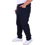 Starbattal Büyük Beden Koyu Lacivert Kot Pantolon Power Lycra Rahat Kalıp Erkek 11900 - 70