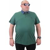 Starbattal Büyük Beden Polo Kot Yaka Tişört Erkek 3XL Kısa Kol Nefti Esnek Kumaş