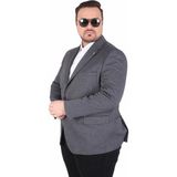 Starbattal Erkek Büyük Beden 4 Drop Blazer Sedef Ceket 500606 Sıyah - Siyah - 72