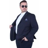Starbattal Erkek Büyük Beden 4 Drop Blazer Zaha Ceket 500603 Lacıvert - Lacivert - 72