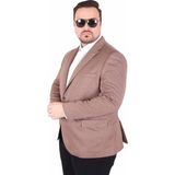 Starbattal Erkek Büyük Beden 4 Drop Blazer Zaha Ceket 500603 Vizon - 62