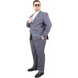 Starbattal Erkek Büyük Beden 6 Drop Takım Elbise Parıs 071010 Fume - Füme - 68