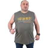 Starbattal Erkek Büyük Beden Atlet Bis Yaka California Haki 22133-3-STD - 2XL - Renkli