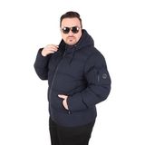 Starbattal Erkek Büyük Beden Kapüşonlu Mont Lusso 2505 LACIVERT
