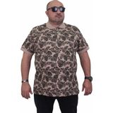Starbattal Erkek Büyük Beden Polo Yaka Tişört Hawai 24455 Bej - 4XL