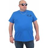 Starbattal Erkek Büyük Beden Sıfır Yaka T-Shirt Gang 24132 Saks - 3XL