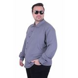 Starbattal Erkek Büyük Beden Uzun Kollu Gömlek 25727 FUME