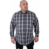 Starbattal Erkek Gömlek Line Square 23367 Uzun Kol Ekose-Kareli Yeşil Renk Günlük Stil - 2XL