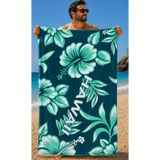 Starbattal Plaj Havlusu 75 X 150 Hawaii Hibiscus 42105 SU YEŞİLİ