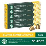 Starbucks By Nespresso Blonde Espresso Kapsül Kahve 5 x 10 Adet - 50 Adet