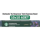 Starbucks By Nespresso Dark Espresso Roast Kapsül Kahve 10 x 10 Adet - 100 Adet