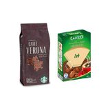 Starbucks Caffe Verona Filtre Kahve 250 gr + Kahve Filtre Kağıdı No 4/80LI - 1 Paket - Kağıt Filtre