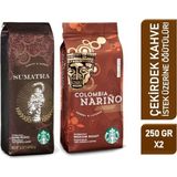Starbucks Colombia Narino ve Sumarta 250 gr Çekirdek Filtre Kahve