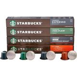 Starbucks Deneme Paketi Uyumlu X4 Colombia & Espresso Roast & Pike Place Kapsül - 10 Adet - Cafe Crema
