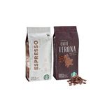 Starbucks Düvenci Toptan Starbucks Verona ve Espresso Roast Çekirdek Kahve 250 gramlık 2 Adet