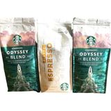 Starbucks Espresso Blonde & 2 Adet Odyssey Blend Filtre Kahve 3 x 250 gr - 750 gr - French Press