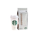 Starbucks Espresso Dark Roast 250 gr Çekirdek Kahve + Plastik Mug