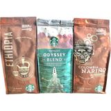 Starbucks Ethiopia & Odyssey Blend & Colombia Filtre Kahve 3 x 250 gr - 750 gr