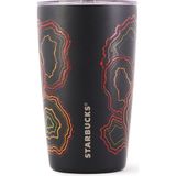 Starbucks® Kızıl-Kahve Desenli Çelik Termos 355 ml - 11135136