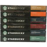 Starbucks Nespresso Uyumlu Deneme Paketi Uyumlu X6 Paket 60 Kapsül - 6 Adet - Çekirdek
