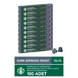 Starbucks Nespresso Uyumlu Kapsül By Nespresso Dark Espresso Roast Kapsül Kahve 10 X 10 adet