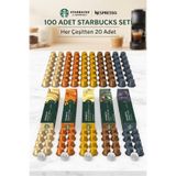 Starbucks Nespresso Uyumlu Kapsül Kahve Tanışma Seti 100 lü