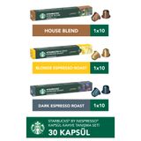 Starbucks Nespresso Uyumlu Kapsül Kahve Tanışma Seti 30'lu