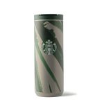 Starbucks® Paslanmaz Çelik Termos 473 ml Gri-Yeşil Renkli Klasik Seri Sıcak/Soğuk Koruma