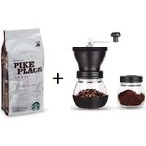 Starbucks Pike Place Çekirdek Kahve 250 gr + Kahve Değirmeni - Çekirdek (Öğütülmemiş)