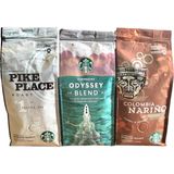 Starbucks Pike Place & Odyssey Blend & Colombia Filtre Kahve 3 x 250 gr - 750 gr - Kağıt Filtre
