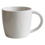 STARBUCKS , Seramik, Kahve Fincanı Beyaz Fincan Kahve Kupası Kupa Klasik Beyaz Koleksiyoncular 12oz