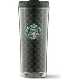 Starbucks Starbucks® Klasik Seri Desenli Termos - Yeşil Renkli 473 ml - Gri