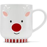 Starbucks Starbucks® Ren Geyiği Tasarımlı Seramik Kupa - 355 ml - 11146952 - Desenli