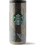Starbucks® Yaprak Desenli Paslanmaz Çelik Termos 355 ml - Model 11116828 - Şık Tasarım