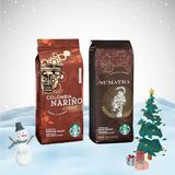 Starbucks Yılbaşı Paketi Çekirdek Kahve Sumatra ve Colombia Narino 250 gr - 1 Adet