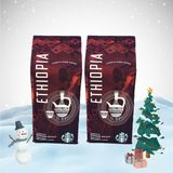 Starbucks Yılbaşı Paketi Ethiopia Arabica Çekirdek Kahve 250 gr x 2 - 1 Paket - Kavrulmuş Çekirdek