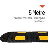 Starçelik 5 Metre Eko Kauçuk Hız Kesici Set Kapaklı Yol Kasisi